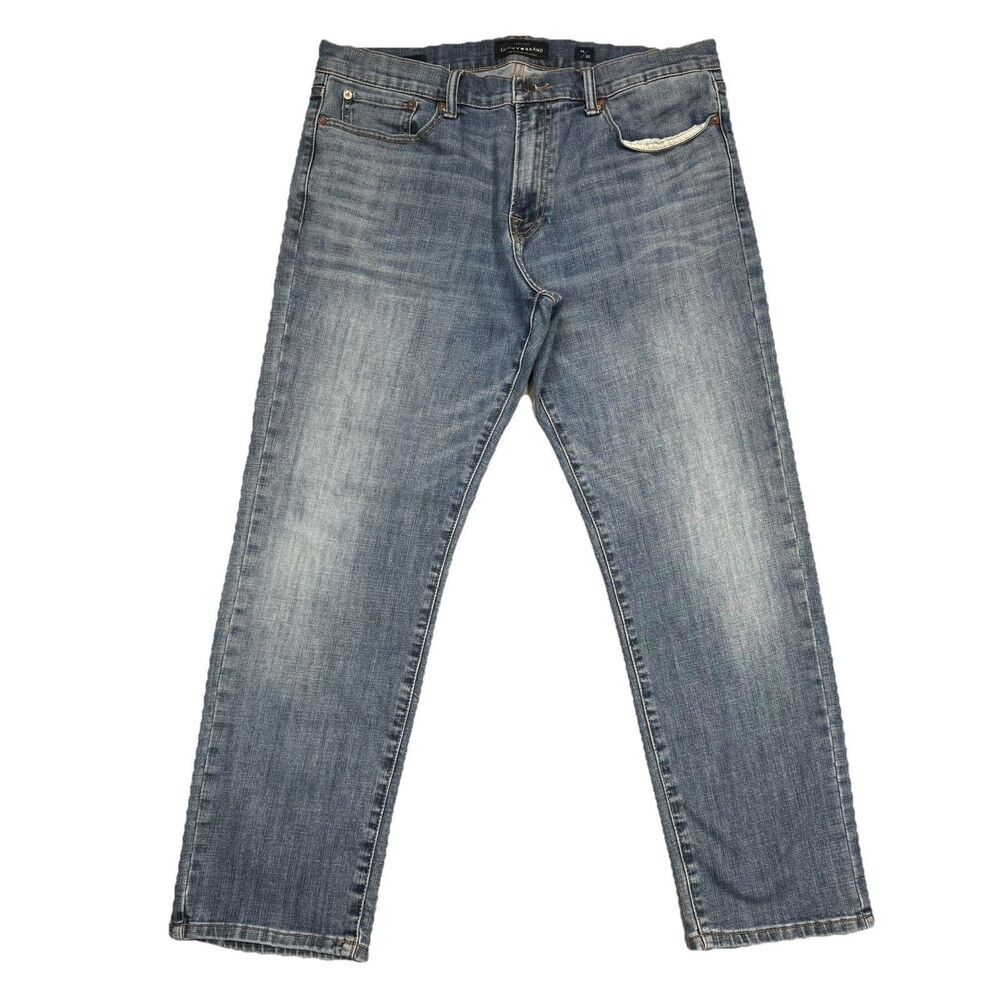 Lucky Brand 221 Jeans Mens Size 36x30 Measures 37x28.5 Blue Straight Stretch